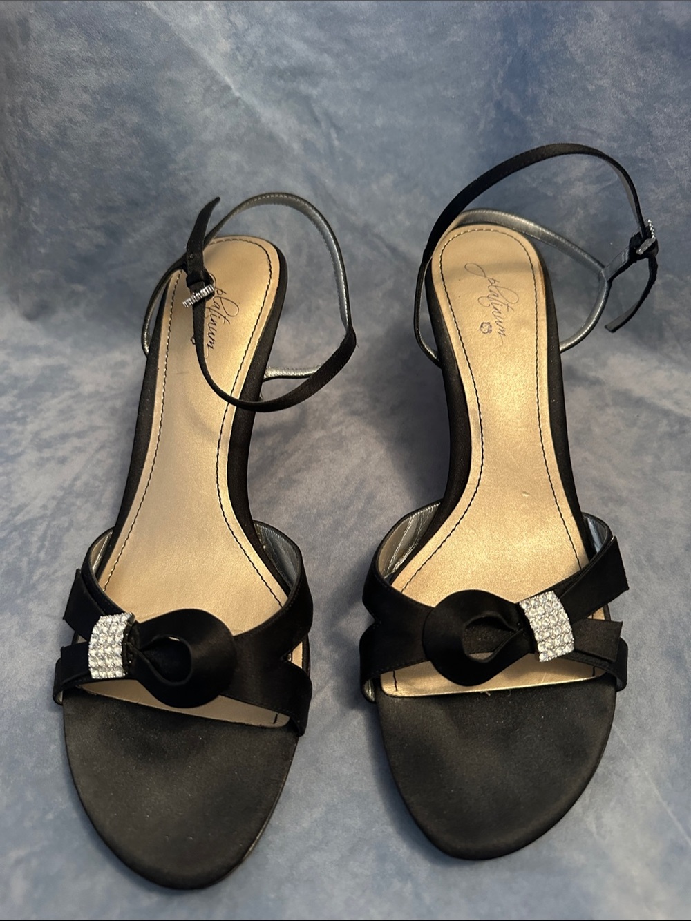 Size 8.5 Platinum Heels by Dorothy Schloen